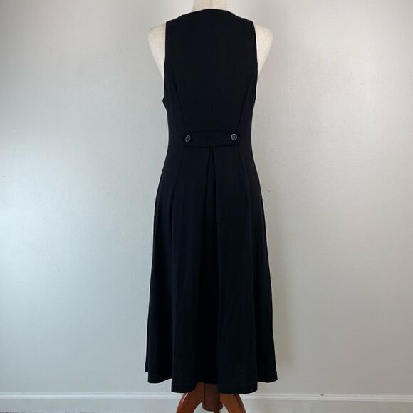 Vintage Clues Collection Wool Sleeveless Button Down Midi Dress Size 4P EUC - Picture 5 of 7